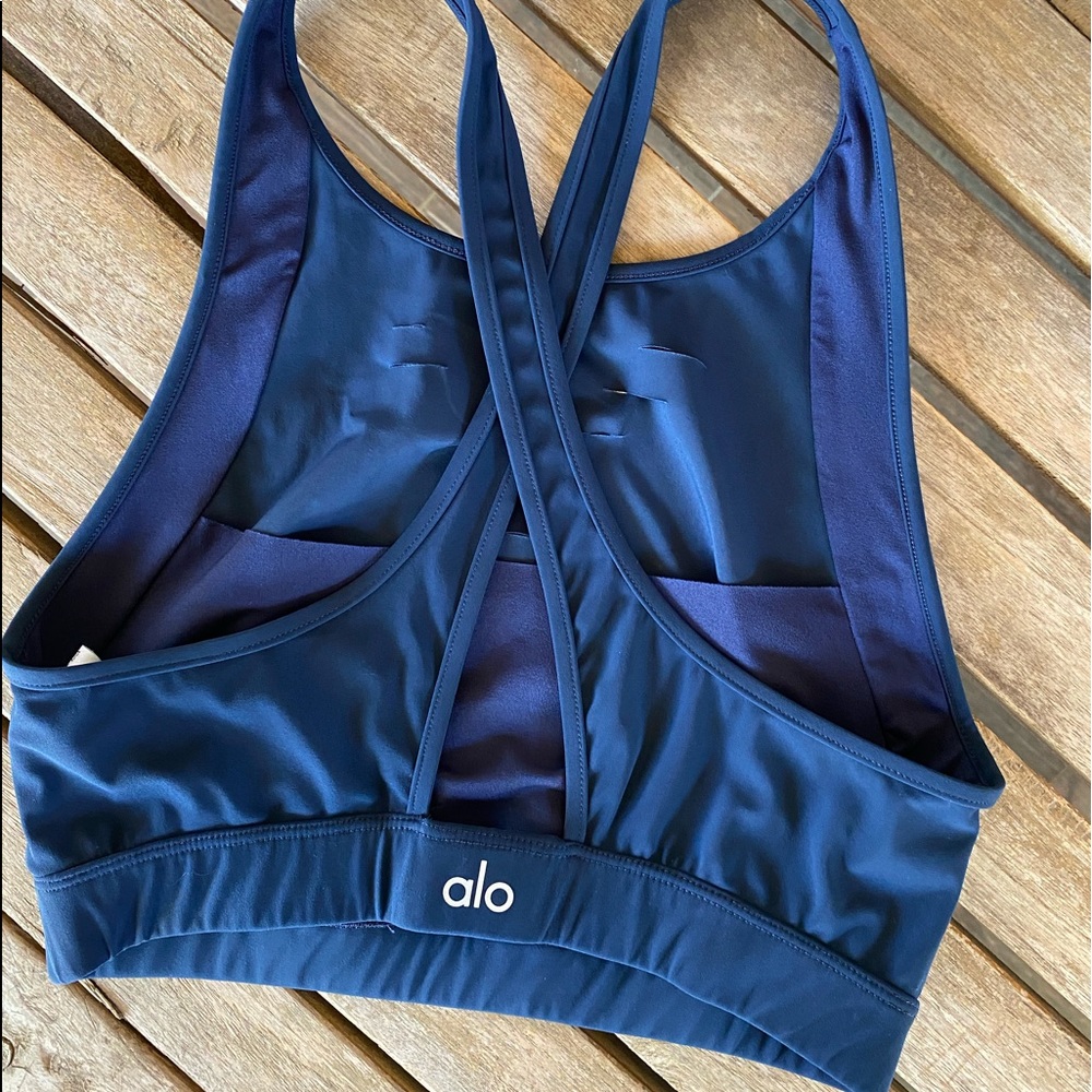 Alo Yoga Workout Sports Short Top Sz Small
